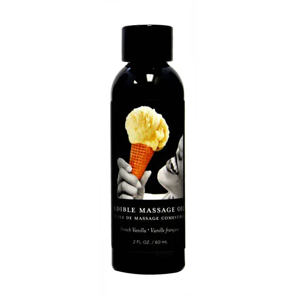 Edible Massage Oil French Vanilla Flavoured 59 ml Bottle Earthly Body Couples Edible Massage Oil French Vanilla Flavoured 59 ml Bottle Earthly Body Couples
