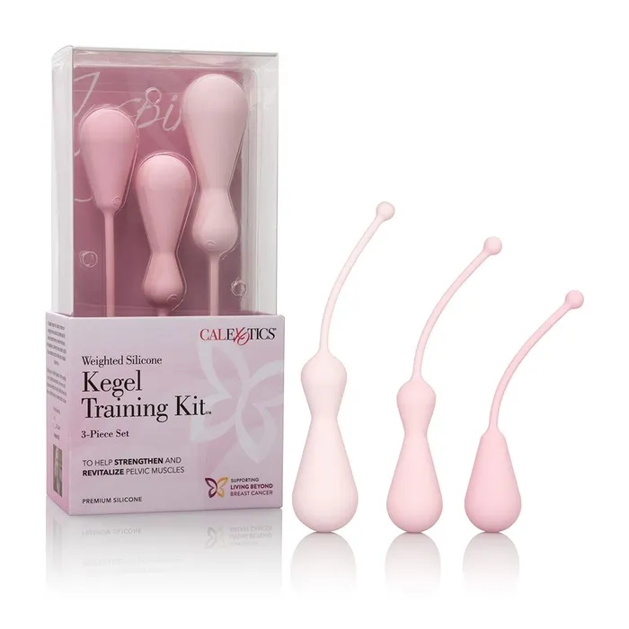 Lovetwoo Inspire Weighted Silicone Kegel Training Kit Pink Female Sex Toys Lovetwoo Inspire Weighted Silicone Kegel Training Kit Pink Female Sex Toys