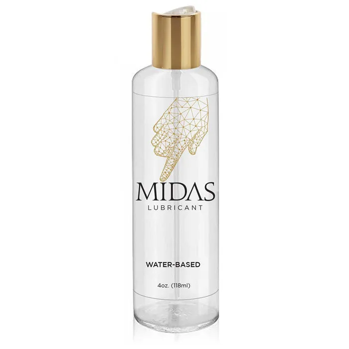 Midas Water Based Lube Water Based Lubricant 118 ml Bottle Little Genie Lubricants Midas Water Based Lube Water Based Lubricant 118 ml Bottle Little Genie Lubricants