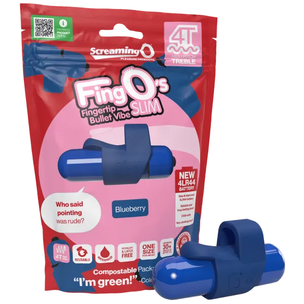 Screaming O Female Sex Toys FingOs Slim 4T High Pitch Treble Multiple Colours Screaming O Female Sex Toys FingOs Slim 4T High Pitch Treble Multiple Colours