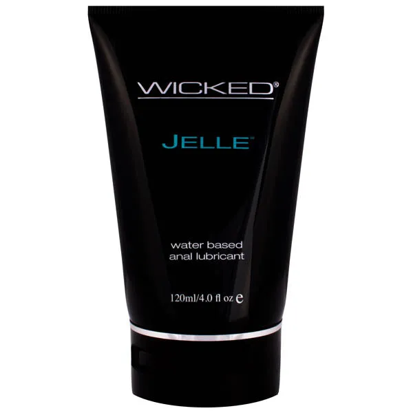 Wicked Wicked Jelle Water Based Anal Lubricant 120 ml 4 oz Bottle Lubricants Wicked Wicked Jelle Water Based Anal Lubricant 120 ml 4 oz Bottle Lubricants