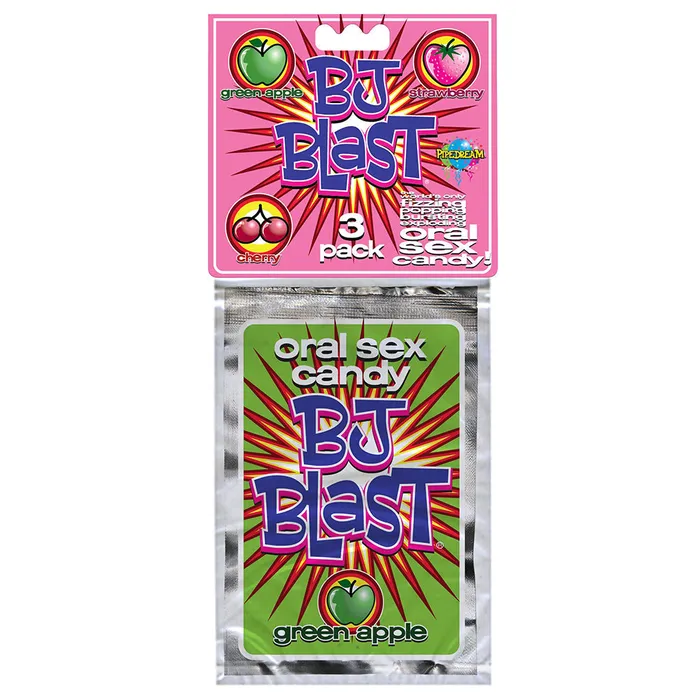 Pipedream BJ Blast 3Pack Oral Sex Candy Strawberry Cherry Green Apple Pipedream Products Enhancers Pipedream BJ Blast 3Pack Oral Sex Candy Strawberry Cherry Green Apple Pipedream Products Enhancers