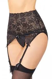 Teddies And Bodies Coquette International High Waisted Garterbelt One Size Teddies And Bodies Coquette International High Waisted Garterbelt One Size